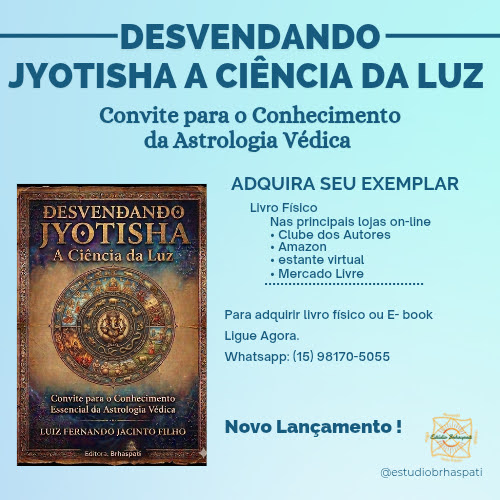 livro: desvendando Jyotisha a ciência da luz